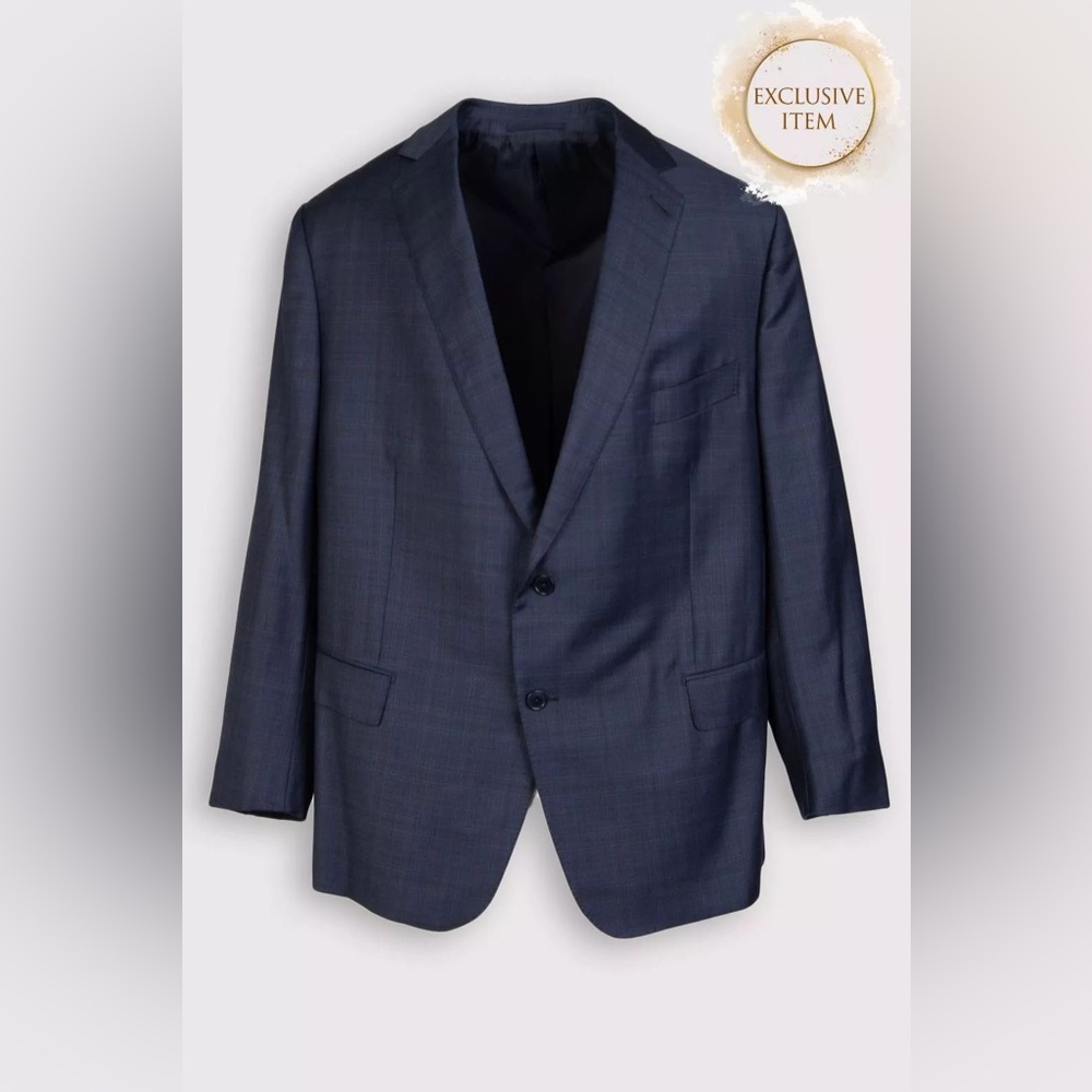 RRP€1320 ERMENEGILDO ZEGNA Silk & Wool Blazer Jacket IT54 US44 fit48 Achillfarm